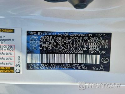 Zdjęcie 13 z 13 samochodu: 2016 LEXUS RC 350 VIN:JTHHE5BC5G5012066 - miniatura