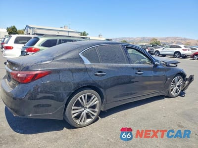 Trzecie zdjęcie samochodu z tyłu: 2019 INFINITI Q50 3.0T SIGNATURE EDITION VIN:JN1EV7AP2KM540749 - miniatura