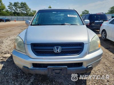 Piąte zdjęcie samochodu w środku: 2005 HONDA PILOT EXL VIN:2HKYF18535H542212 - miniatura