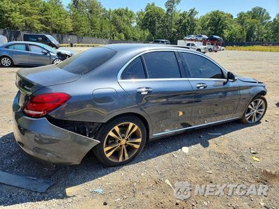 Trzecie zdjęcie samochodu z tyłu: 2015 MERCEDES-BENZ C 300 4MATIC VIN:55SWF4KBXFU091348 - miniatura