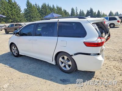 Drugie zdjęcie samochodu z przodu: 2018 TOYOTA SIENNA LE VIN:5TDKZ3DC7JS936474 - miniatura