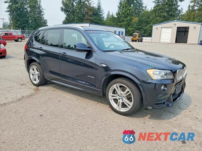 Czwarte zdjęcie samochodu z boku: 2013 BMW X3 XDRIVE28I VIN:5UXWX9C58D0A15158 - miniatura