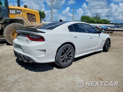 Trzecie zdjęcie samochodu z tyłu: 2020 DODGE CHARGER SCAT PACK VIN:2C3CDXGJ5LH127145 - miniatura