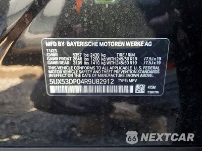 Zdjęcie 14 z 14 samochodu: 2024 BMW X3 XDRIVE30I VIN:5UX53DP04R9U82912 - miniatura