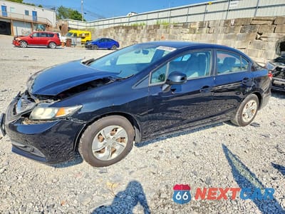 2013 HONDA CIVIC LX 19XFB2F5XDE015573 - główne zdjęcie licytacji z USA - miniatura