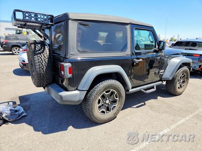 Trzecie zdjęcie samochodu z tyłu: 2018 JEEP WRANGLER SPORT VIN:1C4GJXAG2JW171847 - miniatura