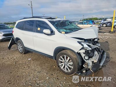Czwarte zdjęcie samochodu z boku: 2021 HONDA PILOT EXL VIN:5FNYF6H54MB032655 - miniatura