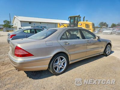 Trzecie zdjęcie samochodu z tyłu: 2004 MERCEDES-BENZ S 55 AMG VIN:WDBNG74J14A427747 - miniatura