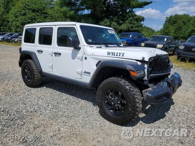 Czwarte zdjęcie samochodu z boku: 2024 JEEP WRANGLER 4XE VIN:1C4RJXN62RW184717 - miniatura