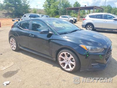 Czwarte zdjęcie samochodu z boku: 2021 HYUNDAI VELOSTER TURBO 1.6T VIN:KMHTH6AB0MU032546 - miniatura