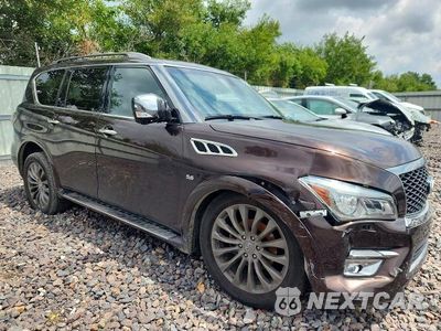 Czwarte zdjęcie samochodu z boku: 2015 INFINITI QX80 BASE VIN:JN8AZ2NE0F9085358 - miniatura