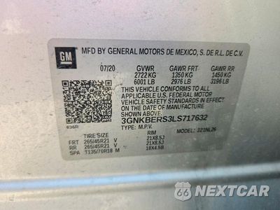 Zdjęcie 13 z 13 samochodu: 2020 CHEVROLET BLAZER RS VIN:3GNKBERS3LS717632 - miniatura