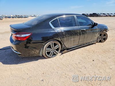 Trzecie zdjęcie samochodu z tyłu: 2017 HONDA ACCORD SPORT SPECIAL EDITION VIN:1HGCR2F11HA166775 - miniatura