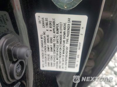 Zdjęcie 13 z 13 samochodu: 2014 HONDA CIVIC EXL VIN:2HGFB2F9XEH521057 - miniatura