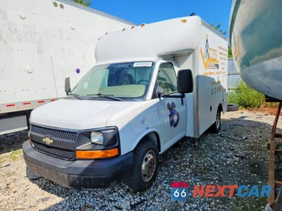 2008 CHEVROLET EXPRESS G3500 1GBJG31K381106082 - główne zdjęcie licytacji z USA - miniatura