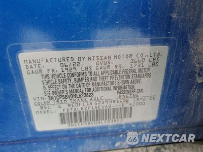 Zdjęcie 12 z 12 samochodu: 2022 NISSAN KICKS S VIN:3N1CP5BV0NL523823 - miniatura