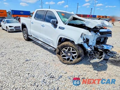 Czwarte zdjęcie samochodu z boku: 2026 GMC SIERRA K1500 SLT VIN:1GTUUDED2TZ179487 - miniatura