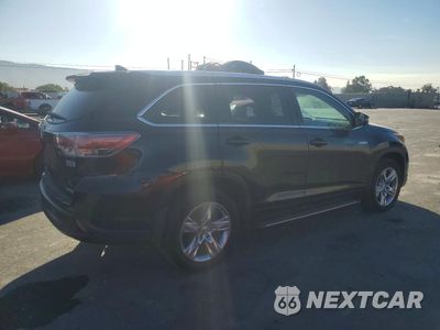 Trzecie zdjęcie samochodu z tyłu: 2015 TOYOTA HIGHLANDER HYBRID LIMITED VIN:5TDDCRFH8FS008668 - miniatura