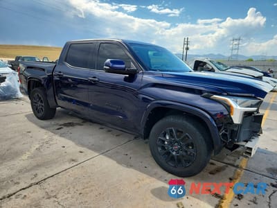 Czwarte zdjęcie samochodu z boku: 2022 TOYOTA TUNDRA SR5 VIN:5TFLA5DB4NX001976 - miniatura