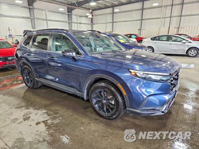 Czwarte zdjęcie samochodu z boku: 2023 HONDA CR-V SPORT VIN:7FARS6H56PE035033 - miniatura