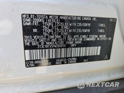 Zdjęcie 13 z 13 samochodu: 2023 TOYOTA RAV4 XLE PREMIUM VIN:2T3C1RFV5PW280859 - miniatura