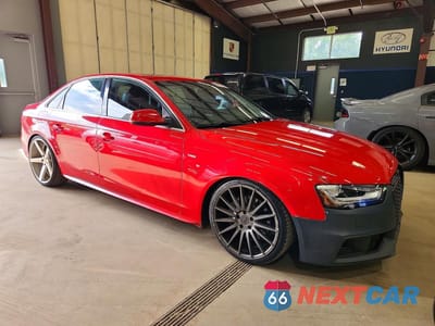 Czwarte zdjęcie samochodu z boku: 2015 AUDI A4 PREMIUM VIN:WAUBFAFL0FN020286 - miniatura