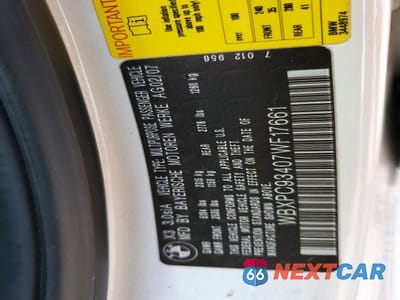 Zdjęcie 13 z 13 samochodu: 2007 BMW X3 VIN:WBXPC93407WF17661 - miniatura