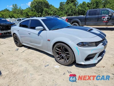 Czwarte zdjęcie samochodu z boku: 2021 DODGE CHARGER SCAT PACK VIN:2C3CDXGJ9MH669205 - miniatura