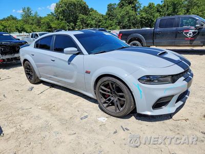 Czwarte zdjęcie samochodu z boku: 2021 DODGE CHARGER SCAT PACK VIN:2C3CDXGJ9MH669205 - miniatura