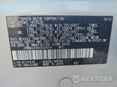 Zdjęcie 13 z 13 samochodu: 2006 TOYOTA RAV4 BASE VIN:JTMBD33V065034554 - miniatura