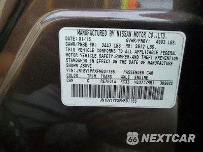 Zdjęcie 12 z 12 samochodu: 2015 INFINITI Q70L 3.7 VIN:JN1BY1PPXFM601155 - miniatura