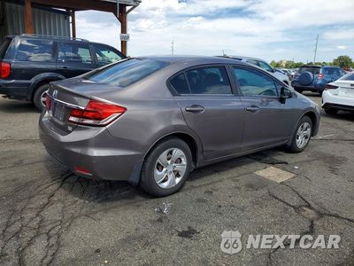 Trzecie zdjęcie samochodu z tyłu: 2014 HONDA CIVIC LX VIN:19XFB2F50EE015616 - miniatura