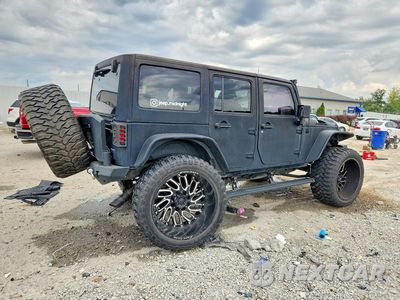 Trzecie zdjęcie samochodu z tyłu: 2017 JEEP WRANGLER UNLIMITED SPORT VIN:1C4BJWDG5HL627030 - miniatura