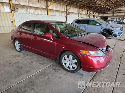 Czwarte zdjęcie samochodu z boku: 2007 HONDA CIVIC LX VIN:1HGFA16557L107636 - miniatura