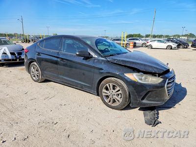 Czwarte zdjęcie samochodu z boku: 2018 HYUNDAI ELANTRA SEL VIN:KMHD84LFXJU588982 - miniatura