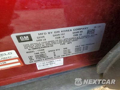 Zdjęcie 12 z 12 samochodu: 2022 CHEVROLET TRAILBLAZER LT VIN:KL79MRSL6NB030166 - miniatura