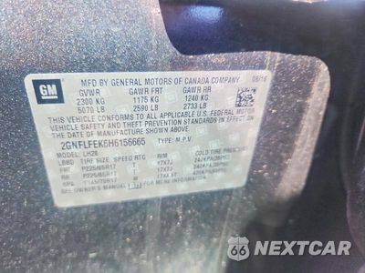 Zdjęcie 13 z 13 samochodu: 2017 CHEVROLET EQUINOX LT VIN:2GNFLFEK6H6156665 - miniatura