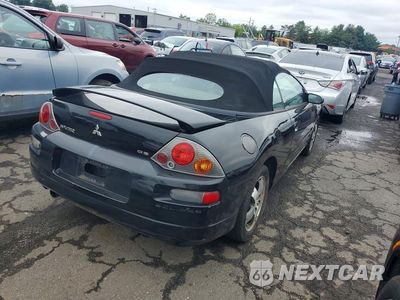 Trzecie zdjęcie samochodu z tyłu: 2003 MITSUBISHI ECLIPSE SPYDER GS VIN:4A3AE45G73E176213 - miniatura