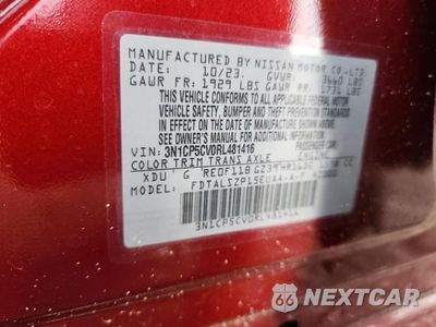 Zdjęcie 13 z 13 samochodu: 2024 NISSAN KICKS SV VIN:3N1CP5CV0RL481416 - miniatura