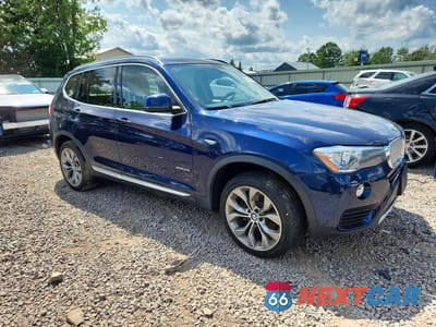 Czwarte zdjęcie samochodu z boku: 2016 BMW X3 XDRIVE28I VIN:5UXWX9C58G0D73767 - miniatura