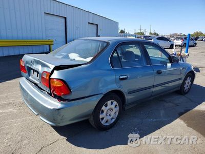 Trzecie zdjęcie samochodu z tyłu: 2000 HONDA CIVIC LX VIN:2HGEJ6679YH597846 - miniatura