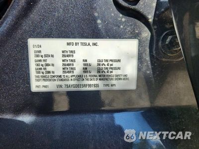 Zdjęcie 13 z 13 samochodu: 2024 TESLA MODEL Y VIN:7SAYGDEE5RF991935 - miniatura