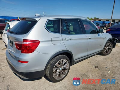 Trzecie zdjęcie samochodu z tyłu: 2017 BMW X3 XDRIVE28I VIN:5UXWX9C39H0W71239 - miniatura