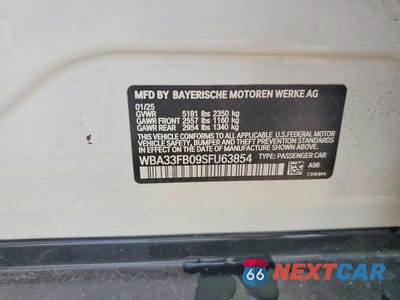 Zdjęcie 12 z 12 samochodu: 2025 BMW 430XI GRAN COUPE VIN:WBA33FB09SFU63854 - miniatura