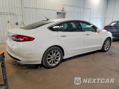 Trzecie zdjęcie samochodu z tyłu: 2017 FORD FUSION SE VIN:3FA6P0HD2HR227849 - miniatura