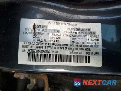 Zdjęcie 13 z 13 samochodu: 2015 MAZDA CX-9 GRAND TOURING VIN:JM3TB3DA4F0464114 - miniatura