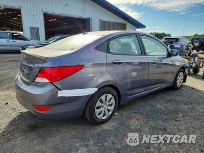 Trzecie zdjęcie samochodu z tyłu: 2017 HYUNDAI ACCENT SE VIN:KMHCT4AE5HU283372 - miniatura