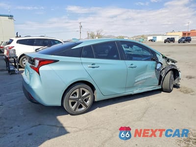 Trzecie zdjęcie samochodu z tyłu: 2019 TOYOTA PRIUS XLE VIN:JTDKARFU7K3081133 - miniatura
