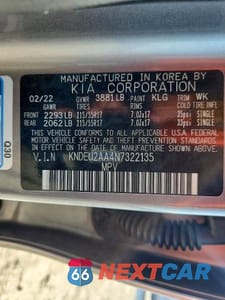 Zdjęcie 13 z 13 samochodu: 2022 KIA SELTOS S VIN:KNDEU2AA4N7322135 - miniatura