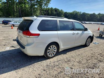Trzecie zdjęcie samochodu z tyłu: 2012 TOYOTA SIENNA LIMITED 7-PASSENGER VIN:5TDYK3DC3CS197587 - miniatura